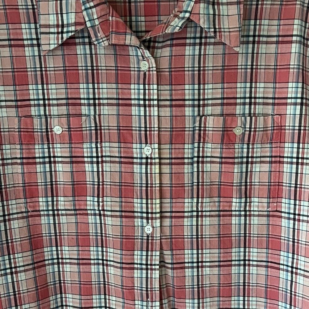Women’s Plaid Blouse - Picture 2 of 4